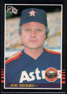 1985 Donruss #182 Joe Niekro VG Houston Astros 
