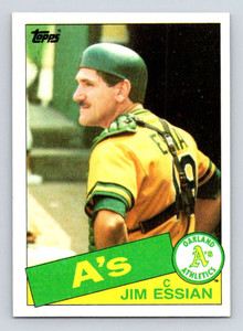 1985 Topps #472 Jim Essian VG Oakland Athletics 