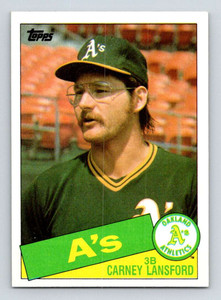 1985 Topps #422 Carney Lansford VG Oakland Athletics 