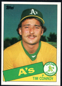 1985 Topps #503 Tim Conroy VG Oakland Athletics 