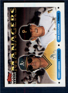 1993 Topps #511 Tony LaRussa/Jim Leyland MG VG Oakland Athletics/Pittsburgh Pirates 