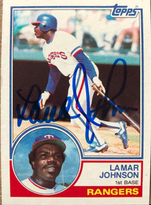 1982 Topps Traded #50T Lamar Johnson VG Texas Rangers