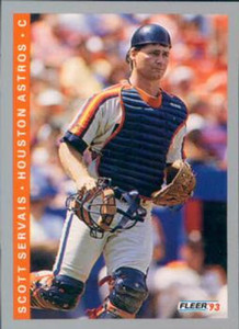 1993 Fleer #442 Scott Servais VG Houston Astros 