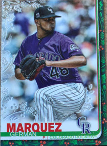 2019 Topps Holiday Metallic #HW153 German Marquez NM-MT Colorado Rockies 