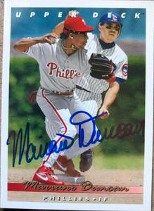 Mariano Duncan Autographed 1993 Upper Deck #201