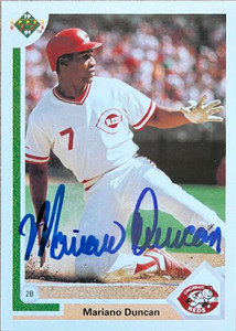 Mariano Duncan Autographed 1991 Upper Deck #112