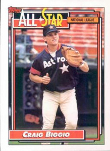 Craig Biggio 1997 Topps #85 Houston Astros Baseball Card