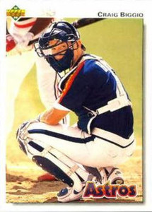 1992 Upper Deck #162 Craig Biggio VG Houston Astros 