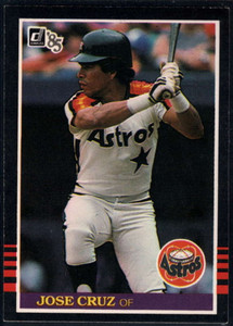 1985 Donruss #304 Jose Cruz VG Houston Astros 
