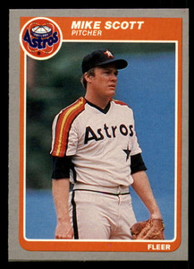 1985 Fleer #361 Mike Scott VG Houston Astros 