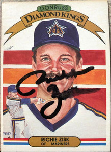 Richie Zisk Autographed 1982 Donruss #11 Diamond Kings