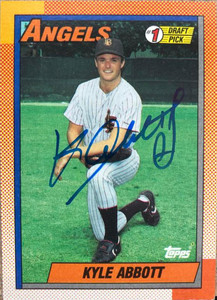 Kyle Abbott Autographed 1990 O-Pee-Chee #444