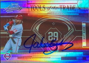 John Kruk Autographed 2005 Playoff Absolute Memorabilia Tools of the Trade Reverse Spectrum Red #TT-135 SN 33/50 John Kruk Autographed 2005 Playoff Absolute Memorabilia Tools of the Trade Reverse Spectrum Red #TT-135 SN 33/50