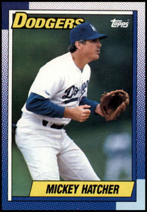 1990 Topps #226 Mickey Hatcher VG Los Angeles Dodgers 