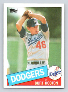 1985 Topps #201 Burt Hooton VG Los Angeles Dodgers 