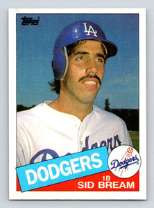 1985 Topps #253 Sid Bream VG RC Rookie Los Angeles Dodgers 