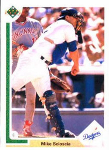 1989 Dodgers Mother's #3 Mike Scioscia - NM-MT