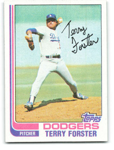 1982 Topps #444 Terry Forster VG Los Angeles Dodgers 