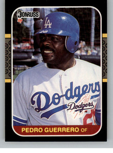 1987 Donruss #53 Pedro Guerrero VG Los Angeles Dodgers 