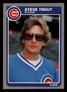 1985 Fleer #70 Steve Trout VG Chicago Cubs 