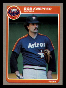 1985 Fleer #352 Bob Knepper VG Houston Astros 