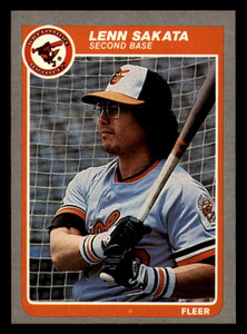 1985 Fleer #189 Lenn Sakata VG Baltimore Orioles 