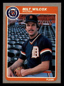 1985 Fleer #25 Milt Wilcox VG Detroit Tigers 