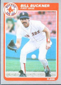 1985 Fleer #153 Bill Buckner VG Boston Red Sox 