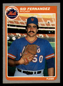1985 Fleer #77 Sid Fernandez VG New York Mets 