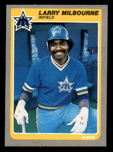 1985 Fleer #493 Larry Milbourne VG Seattle Mariners 