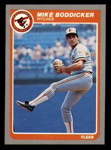 1985 Fleer #170 Mike Boddicker VG Baltimore Orioles 