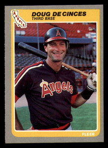 1985 Fleer #299 Doug DeCinces VG California Angels 