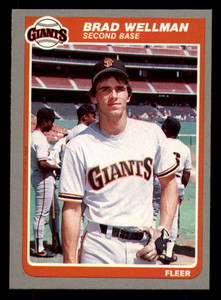 1985 Fleer #623 Brad Wellman VG San Francisco Giants 