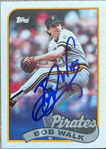 Bob Walk Autographed 1989 Topps #504