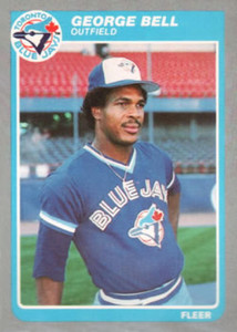 SOLD 25074 1985 Fleer #100 George Bell VG Toronto Blue Jays 