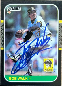 Bob Walk Autographed 1987 Donruss #203