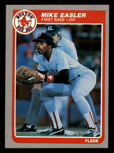 1985 Fleer #157 Mike Easler VG Boston Red Sox 