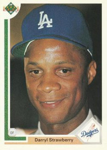 1993 Upper Deck #477 Eric Davis/Darryl Strawberry VG Los Angeles