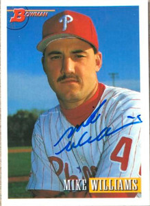 Mike Williams Autographed 1993 Bowman #568