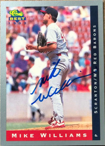 Mike Williams Autographed 1993 Classic Best #38