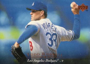 SOLD 42233 1995 Upper Deck #460 Todd Worrell TR VG Los Angeles Dodgers 
