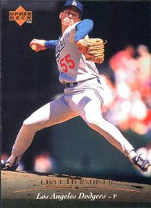 1995 Upper Deck #74 Orel Hershiser VG Los Angeles Dodgers 