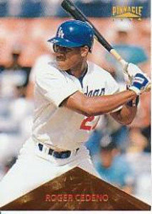 1996 Pinnacle #176 Roger Cedeno VG Los Angeles Dodgers 