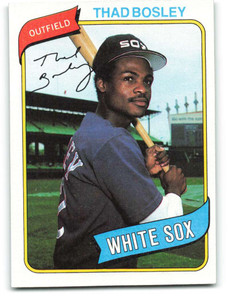 1980 Topps #412 Thad Bosley VG Chicago White Sox 
