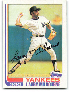 1982 Topps #669 Larry Milbourne VG New York Yankees 