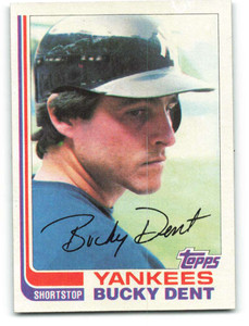 1982 Topps #240 Bucky Dent VG New York Yankees 