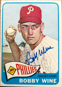 Bobby Wine Autographed 1965 Topps #36