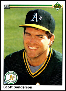 1990 Upper Deck #739 Scott Sanderson VG Oakland Athletics 