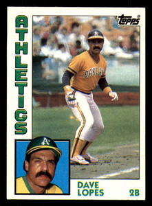 1984 Topps #669 Davey Lopes VG Oakland Athletics 