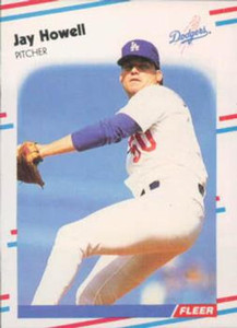 1988 Fleer Update #95 Jay Howell VG Los Angeles Dodgers 